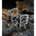 WETACTICS titanium EDC keychain tool with screwdrivers and carabiner